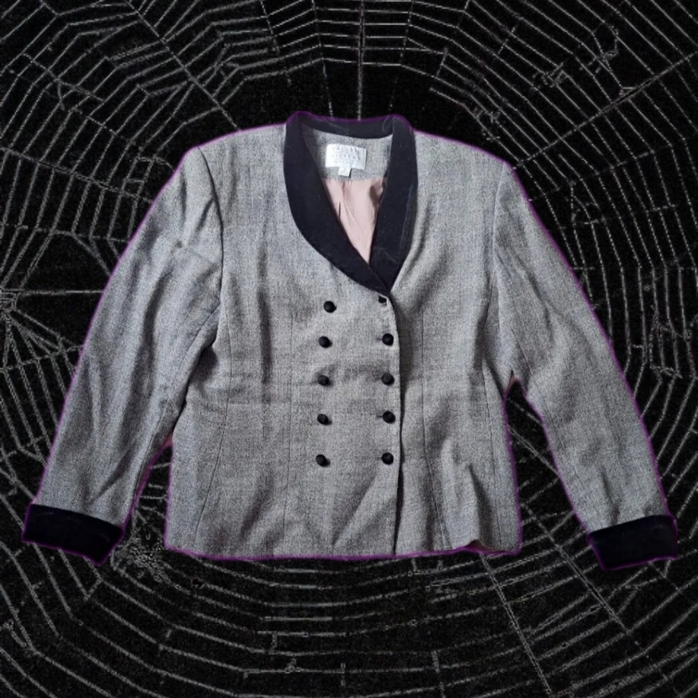 Vintage 80s Wool Blazer